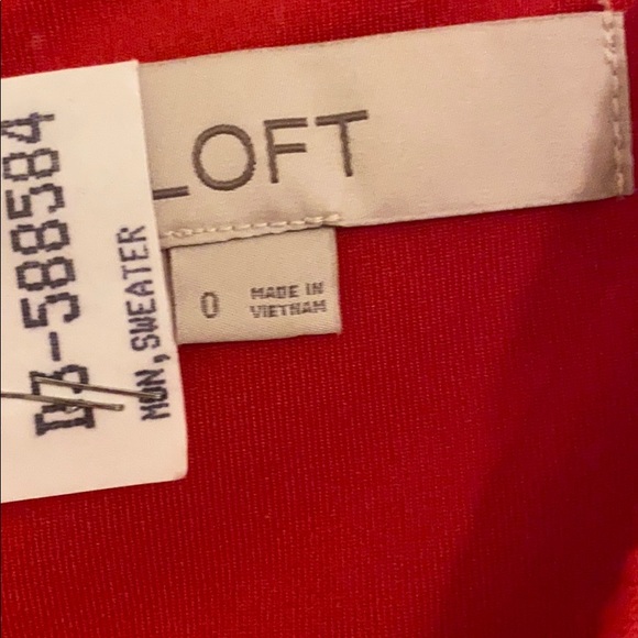 Loft Red Dress (fits like a 2) - Picture 2 of 12